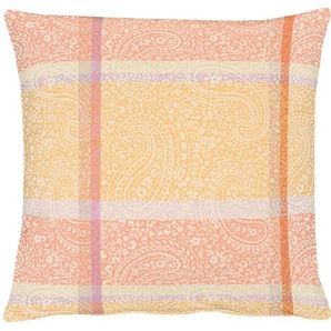 Kissenhülle APELT 6106 Kissenbezüge Gr. B/L: 40 cm x 40 cm, 1 St., Polyester, orange Kissenbezüge gemustert ohne Füllung