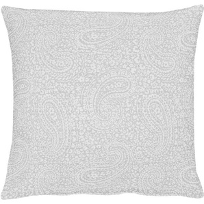 Kissenhülle APELT 7907 Uni Paisley Kissenbezüge Gr. B/L: 49 cm x 49 cm, 1 St., Polyester-Viskose, grau Kissenbezüge uni ohne Füllung