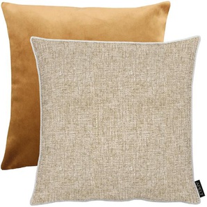 Kissenhülle APELT Alessio Kissenbezüge Gr. B/L: 40 cm x 60 cm, 1 St., Polyester, beige (natur) Kissenbezüge gemustert Wendekissenhülle ohne Füllung, 1 Stück