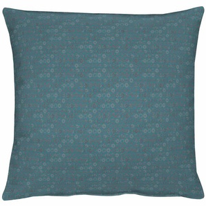 Kissenhülle APELT Casino Kissenbezüge Gr. B/L: 40 cm x 40 cm, 1 St., Polyester-Viskose, blau Kissenbezüge uni ohne Füllung