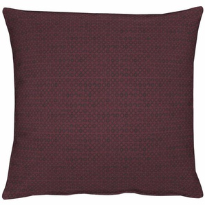 Kissenhülle APELT Casino Kissenbezüge Gr. B/L: 40 cm x 40 cm, 1 St., Polyester-Viskose, rot (bordeaux) Kissenbezüge uni ohne Füllung