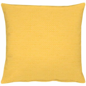 Kissenhülle APELT Casino Kissenbezüge Gr. B/L: 49 cm x 49 cm, 1 St., Polyester-Viskose, gelb Kissenbezüge uni ohne Füllung