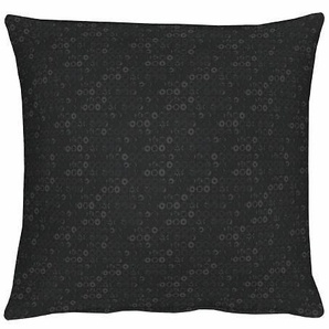 Kissenhülle APELT Casino Kissenbezüge Gr. B/L: 49 cm x 49 cm, 1 St., Polyester-Viskose, grau (anthrazit) Kissenbezüge uni ohne Füllung