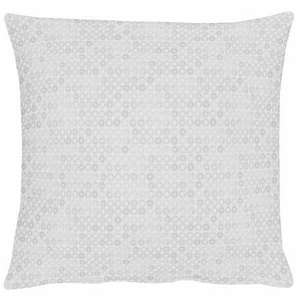 Kissenhülle APELT Casino Kissenbezüge Gr. B/L: 49 cm x 49 cm, 1 St., Polyester-Viskose, grau Kissenbezüge uni ohne Füllung