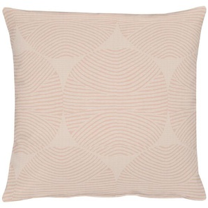 Kissenhülle APELT Circle Kissenbezüge Gr. B/L: 49 cm x 49 cm, 1 St., Polyester, rosa (rosé) Kissenbezüge ohne Füllung