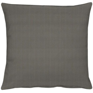 Kissenhülle APELT Lumos Kissenbezüge Gr. B/L: 40 cm x 40 cm, 1 St., Polyester-Baumwolle, grau (taupe) Kissenbezüge gemustert ohne Füllung