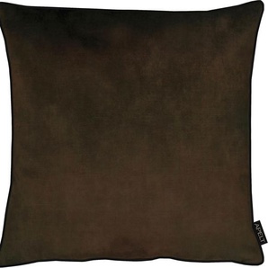 Kissenhülle APELT Ruby Kissenbezüge Gr. B/L: 46 cm x 46 cm, 1 St., Polyester, orange Kissenbezüge uni Kissenhülle ohne Füllung, 1 Stück