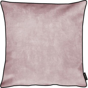 Kissenhülle APELT Ruby Kissenbezüge Gr. B/L: 46 cm x 46 cm, 1 St., Polyester, rosa Kissenbezüge uni Kissenhülle ohne Füllung, 1 Stück