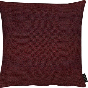 Kissenhülle APELT Tony Kissenbezüge Gr. B/L: 46 cm x 46 cm, 1 St., Polyester, rot (bordeaux) Kissenbezüge uni neue Farbe