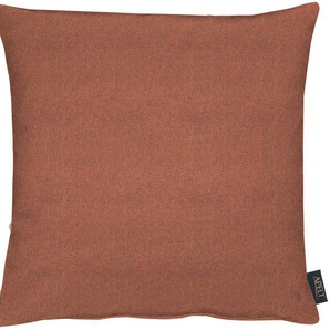 Kissenhülle APELT Vermont Kissenbezüge Gr. B/L: 70 cm x 70 cm, 1 St., Polyester, orange Kissenbezüge uni ohne Füllung