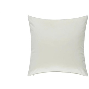 Kissenhülle Glory - weiß - Materialmix - 48 cm | Möbel Kraft