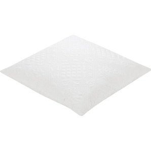 Kissenhülle IBENA Sonio Kissenbezüge Gr. B/L: 40 cm x 40 cm, 2 St., Polyester, weiß Kissenbezüge gemustert mit schöner Steppung