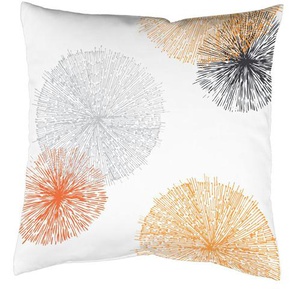 Kissenhülle - orange - Materialmix - 40 cm - 40 cm | Möbel Kraft
