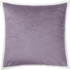 Kissenhülle Summer Velvet Kissenbezüge Gr. B/L: 40 cm x 40 cm, 1 St., Polyester, lila (flieder) Kissenbezüge uni mit Stehsaum