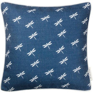 Kissenhülle Swarm Kissenbezüge Gr. B/L: 40 cm x 40 cm, 1 St., Polyester-Baumwolle, blau Kissenbezüge gemustert mit Wendefunktion