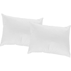 Kissenhülle WIRTH Umea Kissenbezüge Gr. B/L: 40 cm x 40 cm, 2 St., Polyester, weiß Kissenbezüge uni