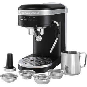 KITCHENAID Espressomaschine 5KES6503EBK GUSSEISEN SCHWARZ Kaffeemaschinen Gr. 2 Tasse(n), schwarz (gusseisen schwarz) Espressomaschine