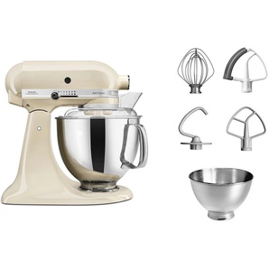 KITCHENAID Küchenmaschine Küchenmaschine 5KSM175PSEAC ALMOND CREAM Küchenmaschinen mit Zubehör im Wert von ca. 112,-€ UVP beige (creme) Küchenmaschinen