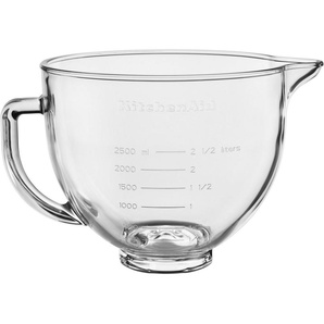 KitchenAid Küchenmaschinenschüssel 5KSM5GB für Küchenmaschine 4.3L & 4.8L, Glas
