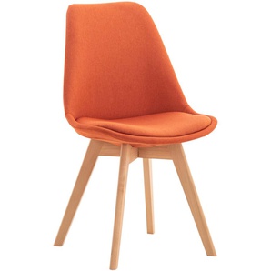 Kjiskjera Dining Chair - Modern - Orange - Wood - 49 cm x 50 cm x 83 cm