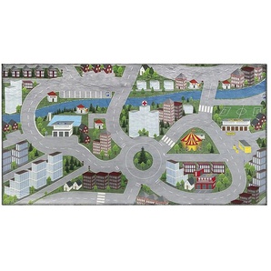 KJUT Spielteppich - mehrfarbig - Synthetische Fasern - 80 cm - 0,3 cm | Möbel Kraft