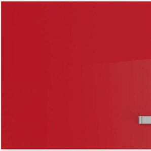 Klapphängeschrank IMPULS KÜCHEN Turin Schränke Gr. B/H/T: 90 cm x 35,7 cm x 34,5 cm, Rot Hochglanz, rot (rot hochglanz) Hängeschränke mit Klappe