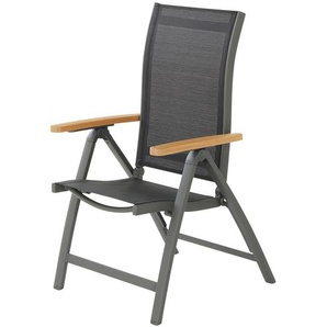 Klappsessel  Sacramento ¦ grau ¦ Maße (cm): B: 61 H: 107 T: 72.0