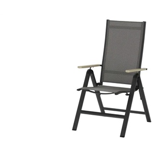 Klappsessel  Woodie ¦ grau ¦ Maße (cm): B: 67 H: 110 T: 63.0