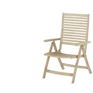 Gartenklappsessel Akazie Amalfi 1 ¦ holzfarben ¦ Maße (cm): B: 65,5 H: 108,5 T: 76.0