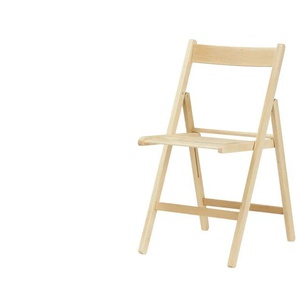 Klappstuhl Aus massivem Holz - holzfarben - Materialmix - 45 cm - 79 cm - cm 50,0 | Möbel Kraft