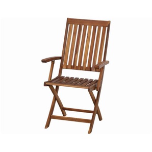 Klappstuhl Paleros, Akazienholz, 53,5 cm