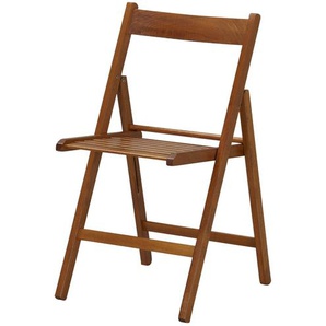 Klappstuhl Aus massivem Holz Sven ¦ holzfarben ¦ Maße (cm): B: 45 H: 79 T: 50.0