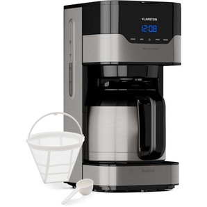 Klarstein - 1,2 l Kaffeemaschine mit Thermoskanne und Timer, Kaffeemaschine Filtermaschine für 12 Tassen, 800 w Filter Kaffeemaschine Groß,