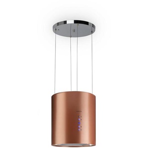 Klarstein - Barett Inselabzugshaube Ø35cm Umluft 558 m³/h led Aktivkohlefilter