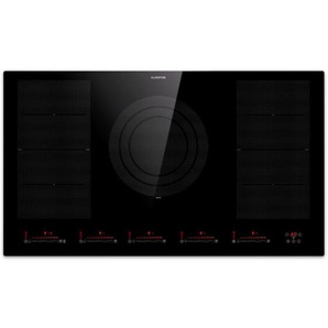 Klarstein - Induktionskochfeld 5 Platten, 90cm Glaskeramik-Induktionskochfeld mit 4 Kochfelder, 9600W Induktionskochfeld, Herd mit Touch-Control &