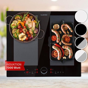 Klarstein - Induktionskochfeld, Glaskeramik Kochfeld, Induktionskochfeld mit 4 Platten, Einbau-Induktionskochfeld mit Touch-Display, Digitalanzeige