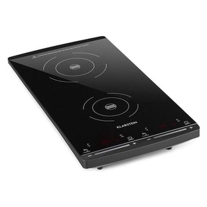 Klarstein - Induktionskochfeld, Kochplatten 2er Elektrisch, Moderne Kochplatte, Induktionskochfeld für Camping, Induktionskochfeld 2 Platten, 2er