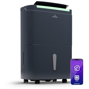 Klarstein - Luftentfeuchter Elektrisch bis 45m2, Smart Luftentfeuchter für Wohnung, Bad & Keller, Luft-Entfeuchter Leise, Elektrischer Dehumidifier