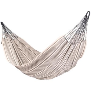 Klassische Hängematte Kingsize Flora Zebra, aus Bio Baumwolle, von La Siesta