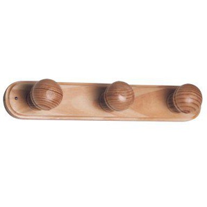 Kleiderhaken Holz 3 Haken