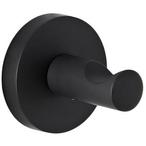 Kleiderhaken - Matt Schwarz - Wandmontage Messing - Nox von Hudson Reed