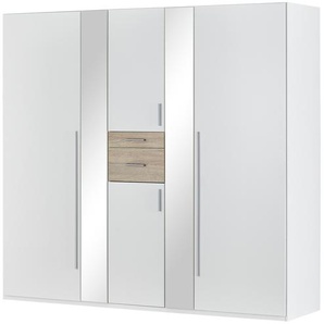 Kleiderschrank  Barth ¦ weiß ¦ Maße (cm): B: 225 H: 208 T: 58