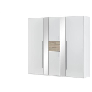 Kleiderschrank  Barth ¦ weiß ¦ Maße (cm): B: 225 H: 208 T: 58