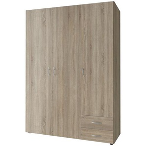 Kleiderschrank  Base 3 | holzfarben | 120 cm | 177 cm | 52 cm |