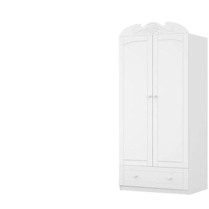 Kleiderschrank  Elisa ¦ weiß ¦ Maße (cm): B: 89,5 H: 180