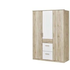 Kleiderschrank Cariba | holzfarben | 135 cm | 199 cm | cm 58,0 |