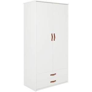Lifetime Kleiderschrank  Cool Kids ¦ weiß ¦ Maße (cm): B: 104 H: 200 T: 54.5