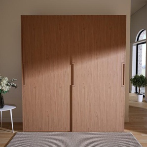 Kleiderschrank Eiche - Individueller Designer-Kleiderschrank - 204 x 232 x 65 cm, Selbst Designen, Böden/hohe Schublade/Kleiderstange