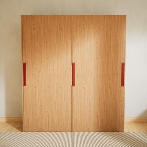 Kleiderschrank Eiche - Individueller Designer-Kleiderschrank - 204 x 232 x 65 cm, Selbst Designen, Böden/hohe Schublade/kompakt Schublade/Kleiderlift/Schuhauszug