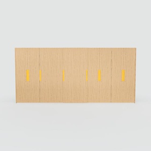 Kleiderschrank Eiche - Individueller Designer-Kleiderschrank - 504 x 232 x 65 cm, Selbst Designen, Böden/hohe Schublade/Kleiderlift/Hosenhalter/Kleiderstange